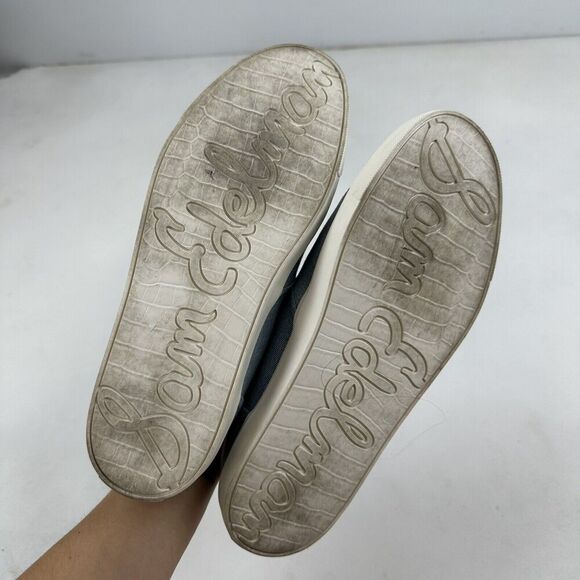 Sam Edelman Evelina Pineapple Sequin Slip On Sneaker Embellished Blue Size 10 M - Picture 7 of 8